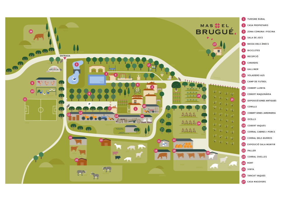 Mapa de Mas el Brugué