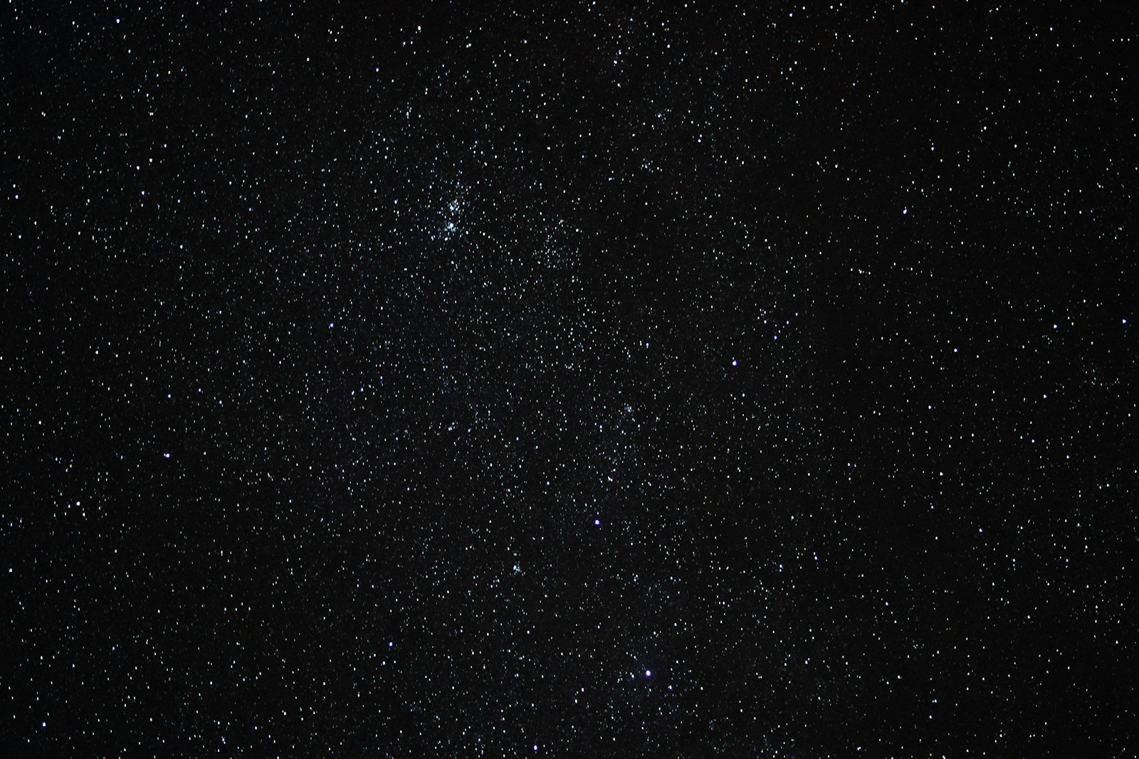 the night sky is filled with stars